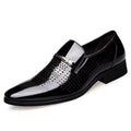 Negócios de luxo oxford sapatos de couro dos homens respirável couro patente sapatos formais plus size homem escritório casamento apartamentos masculino preto
