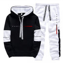 Conjunto Masculino: Moletom com Capuz e Calça Jogger - Moda Paris, Streetwear, Casual Esportivo para Todas as Estações