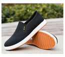Tênis de lona masculino casual deslizamento vulcanizado leve sapatos planos acessível frete grátis