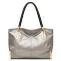Bolsa feminina de couro genuíno foxer, design elegante e luxuoso, bolsa de ombro feminina, bolsa tote de grande capacidade, melhor presente para mãe, esposa