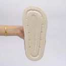 À prova dwaterproof água eva peludo mules chinelos feminino 2025 inverno fivela de metal quente chinelos de pelúcia macio fundo grosso não deslizamento slides internos