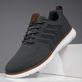 Tênis casual sapatos respirável masculino andando malha sola macia ao ar livre anti deslizamento viagem confortável tênis de corrida tenis masculino
