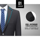 8xl terno (blazer + calças) moda negócios cavalheiro estilo italiano fino cor sólida terno profissional casamento noivo melhor homem terno