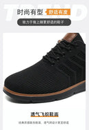 Tênis casual sapatos respirável masculino andando malha sola macia ao ar livre anti deslizamento viagem confortável tênis de corrida tenis masculino