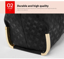 Bolsa feminina de couro genuíno foxer, design elegante e luxuoso, bolsa de ombro feminina, bolsa tote de grande capacidade, melhor presente para mãe, esposa