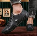 Botas de tornozelo para homens moda costura leve confortável sapatos casuais tênis respirável sapatos de condução ao ar livre
