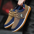 Melhor venda sapatos casuais masculinos vulcanizados mocassins de trabalho malha leve homem sapatos esportivos sapatos de lona para homem