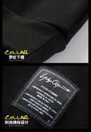 2026 Men's Casual Sweatshirts Fashion Harajuku Streetwear Long Sleeve Patchwork Loose O-Neck Pullover Tops Hip Hop Hoodies Male