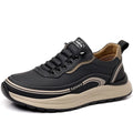 Mocassins masculinos de couro, confortáveis, respiráveis, leves, antiderrapantes, à prova d'água, sapatos casuais para atacado