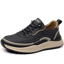 Mocassins masculinos de couro, confortáveis, respiráveis, leves, antiderrapantes, à prova d'água, sapatos casuais para atacado