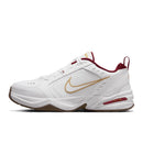 Nike Air Monarch 4 Snow Day Couro de couro casual acolchoado, antiderrapante, durável sapatos de pai de cano baixo estilo unissex AV6676-100