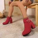2025 novas mulheres antiderrapantes botas de tornozelo plataforma zíper salto alto botas curtas confortáveis sapatos de designer feminino zapatos de mujer