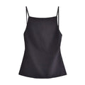 Hxao mulheres topo 2024 rendas até sem costas camisola topo feminino roupas baratas sexy moda tanques & camis colheita topo feminino branco preto