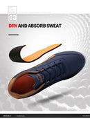 Yrzl sapatos masculinos primavera outono tênis de caminhada à prova dwaterproof água lazer masculino sapatos esportivos de couro antiderrapante calçado tênis para homem