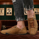 Botas de tornozelo para homens moda costura leve confortável sapatos casuais tênis respirável sapatos de condução ao ar livre