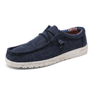 Marca masculina sapatos casuais moda denim sapatos de lona respirável andando sapatos planos ao ar livre tamanho grande luz sapatos masculinos mocassins