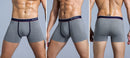 4pcs boxer shorts homem calcinha masculina boxer roupa interior de algodão para o sexo masculino casal sexy conjunto calecon tamanho grande lote macio