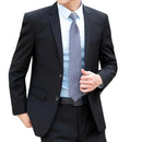 8xl terno (blazer + calças) moda negócios cavalheiro estilo italiano fino cor sólida terno profissional casamento noivo melhor homem terno