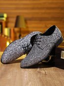 Homens de luxo vestido sapatos ouro prata lantejoulas sapatos de casamento de alta qualidade rendas oxford sapatos designer de moda masculino apartamentos tamanho grande