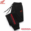 Novas calças de algodão casuais da Honda para outono e inverno, calças de corrida e fitness, calças de inverno masculinas.