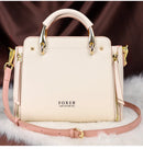 Bolsa de Ombro Feminina FOXER em Couro Rachado, Bolsa Elegante, Nova Bolsa Tote Grande Feminina 2026, Bolsa Transversal de Design Luxuoso