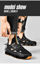 Tênis de corrida respirável de luxo masculino, Tênis Casual Masculino, Treinador de tênis, Mocassins Moda Corrida