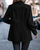Blazer Feminino de Manga Longa, Cardigã Casual Chic Francês, Casaco Feminino, Vestuário Feminino