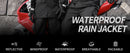 Wosawe motocicleta capa de chuva terno prevenção jaqueta calças acampamento caminhadas pesca capa de chuva moto motociclista piloto chuva