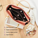 Bolsa de Ombro Feminina FOXER em Couro Rachado, Bolsa Elegante, Nova Bolsa Tote Grande Feminina 2026, Bolsa Transversal de Design Luxuoso