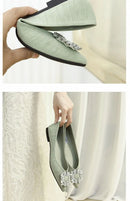 Sapatos Femininos de Bico Fino e Sola Baixa, Elegantes e Confortáveis, Estilo Coreano para Uso Diário na Primavera e Outono