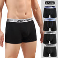 4pcs boxer shorts homem calcinha masculina boxer roupa interior de algodão para o sexo masculino casal sexy conjunto calecon tamanho grande lote macio