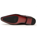 Moda masculina sapatos casuais de couro padrão de crocodilo sapatos de luxo deslizamento-em sapatos de casamento brogues de couro tamanho grande 38-48