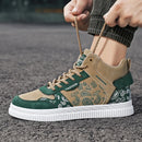 Sapato de skate alto masculino e infantil, sapato de caminhada casual com cadarço, tênis de luxo, novo, 2022