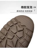 Mocassins masculinos de couro, confortáveis, respiráveis, leves, antiderrapantes, à prova d'água, sapatos casuais para atacado