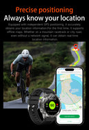 NOVO 2026 Smartwatch GPS Militar para Atividades ao Ar Livre com Mapa Offline, GPS L1+L2 de Banda Dupla, Bússola, Ciclismo, Corrida, Natação, Monitor de Frequência Cardíaca e 10ATM