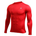 KELME Camisetas masculinas para corrida, camisas de compressão, musculação, esportes, mangas compridas, exercícios, treino, fitn