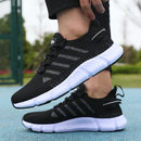 Novo verão sola macia tênis de corrida dos homens malha respirável sapatos casuais confortáveis moda versátil sapatos de exercício ao ar livre