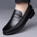 Mocassins de Couro Masculinos Casuais Slip-on Respiráveis Confortáveis para Caminhada e Escritório – Coleção Verão 2026