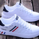 Tênis Masculino Casual Esportivo de Tamanho Grande para Primavera e Outono, Novo, Tendência de Nicho, Versátil, Sola Reta, Estilo Skate 2025