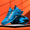 Tênis de corrida respirável de luxo masculino, tênis masculino, treinador casual, mocassins de corrida, moda