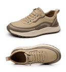 Mocassins masculinos de couro, confortáveis, respiráveis, leves, antiderrapantes, à prova d'água, sapatos casuais para atacado