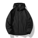 Primavera outono jaquetas casuais masculinas esportes à prova de vento à prova dwindproof água com capuz outwear casacos moda sólida zíperes ao ar livre casal jaqueta