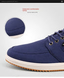Novos tênis masculinos de lona, sapatos casuais respiráveis para homens, sapatos confortáveis para dirigir, tênis com cadarço, zapatillas de hombre