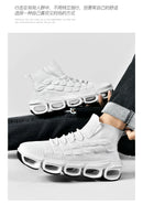 Tênis de corrida respirável de luxo masculino, Tênis Casual Masculino, Treinador de tênis, Mocassins Moda Corrida