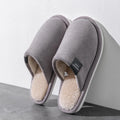 Inverno quente chinelos casa dos homens antiderrapante sapatos macios confortáveis de salto plano casa interior quarto chinelos de pelúcia quarto sapatos femininos