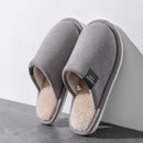 Inverno quente chinelos casa dos homens antiderrapante sapatos macios confortáveis de salto plano casa interior quarto chinelos de pelúcia quarto sapatos femininos