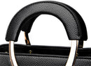 2026 novo estilo crossbody saco médio mãe saco lichia padrão grande macio plutônio fechamento com zíper uso diário moda senhoras bolsa sac