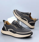 Mocassins masculinos de couro, confortáveis, respiráveis, leves, antiderrapantes, à prova d'água, sapatos casuais para atacado