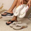 Chinelos femininos elegantes e casuais de cor sólida, macios e confortáveis, adequados para todas as estações. Perfeito para o dia a dia