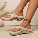 Chinelos femininos elegantes e casuais de cor sólida, macios e confortáveis, adequados para todas as estações. Perfeito para o dia a dia